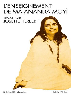 cover image of L'Enseignement de Mâ Ananda Moyî